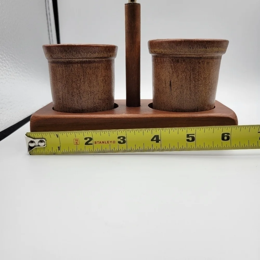 Vintage Cape Craft Pine Condiment Set